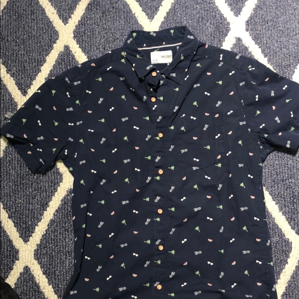 Sunrise Kingdom: Short sleeve button up